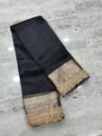 Black Maharani Tissue silk saree